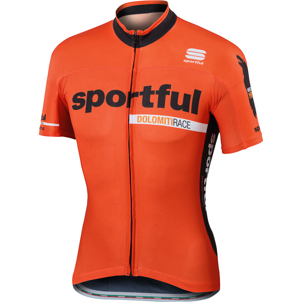 Sportful Dolomiti Race cyklodres oranžový/čierny