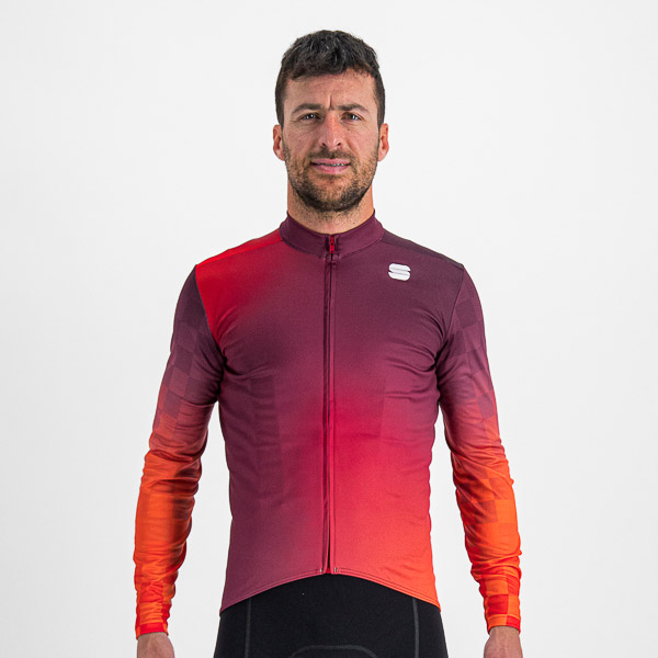 Sportful ROCKET THERMAL dres červený/červený grepfruit