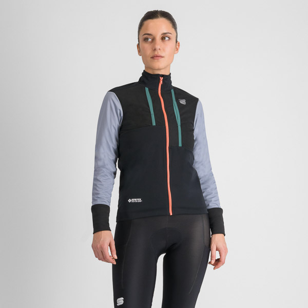 Sportful SUPERGIARA dámska bunda black cement violet