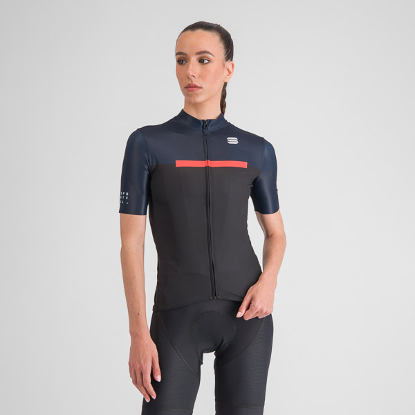 Sportful PISTA dámsky dres black galaxy blue