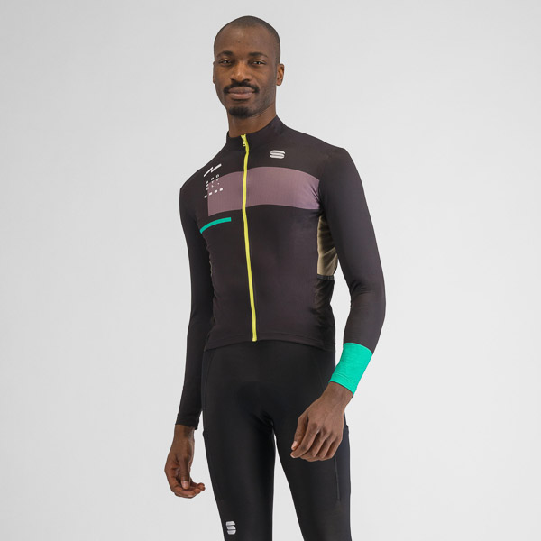 Sportful BREAKOUT SUPERGIARA THERMAL dres black huckleberry olive green