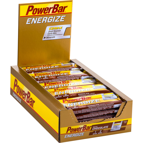 PowerBar Energize tyčinka 55g Čokoláda - box 25 ks