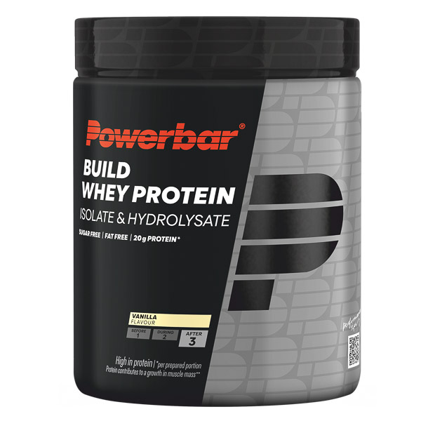 PowerBar Build Whey Protein Isolate & Hydrolysate prášok, vanilka