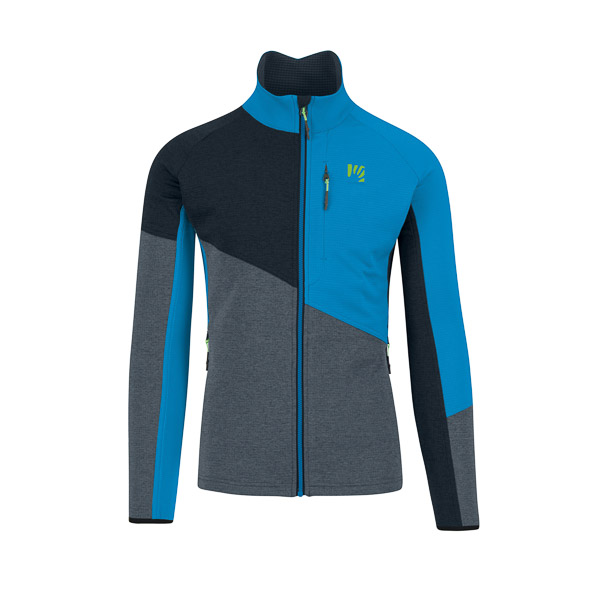 Karpos Federa Full-Zip Fleece Dark Slate/Black/Diva Blue