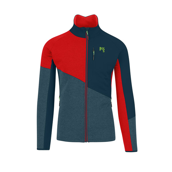 Karpos Federa Mikina Na Zips Stargazer/Midnight/Fiery Red