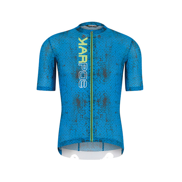 KARPOS VAL VIOLA JERSEY INDIGO B./GREEN FLUO