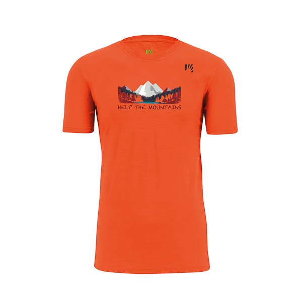 KARPOS AMBRETTA T-SHIRT SCARLET IBIS