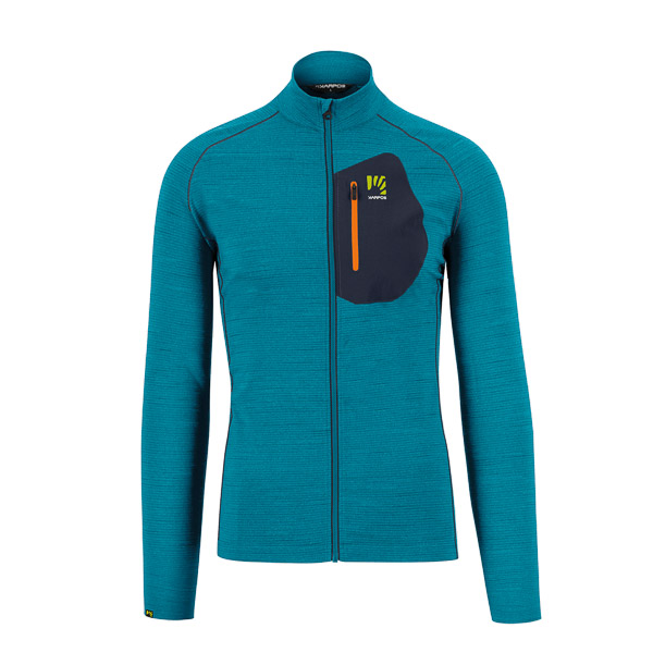 KARPOS POMEDES TECH FULL-ZIP FLEECE LARKSPUR