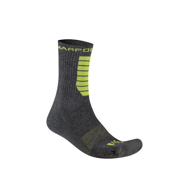 Karpos Pietena Socks Grey Melange Green