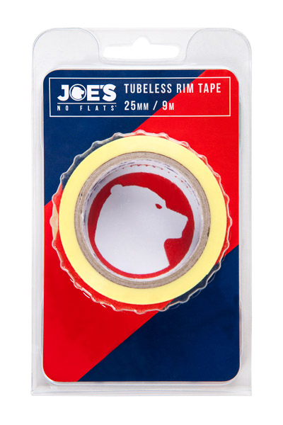 Joe’s Tubeless Yellow Rim Tape 9 mX 25 mm