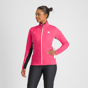 Sportful SQUADRA dámska bunda raspberry pink/white