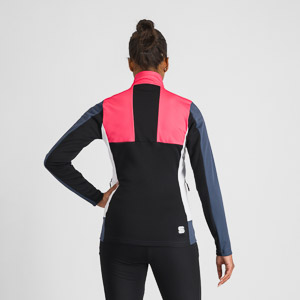 Sportful SQUADRA dámska bunda galaxy blue/raspberry pink