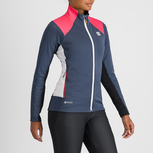 Sportful SQUADRA dámska bunda galaxy blue/raspberry pink