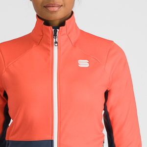 Sportful ENGADIN dámska bunda pompelmo/galaxy blue