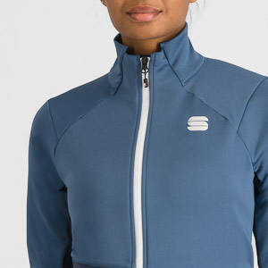 Sportful ENGADIN dámska bunda natural gray/galaxy blue