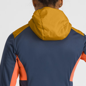 Sportful RYTHMO dámska bunda wood yellow/galaxy blue