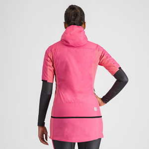 Sportful PUFFY dámska bunda raspberry pink