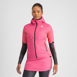 Sportful PUFFY dámska bunda raspberry pink