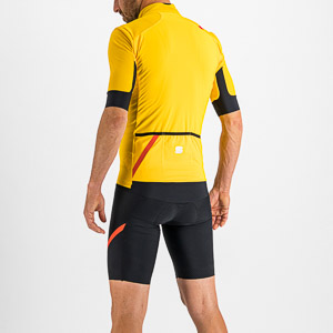 Sportful Fiandre Light NoRain bunda s kr. rukávom žltá