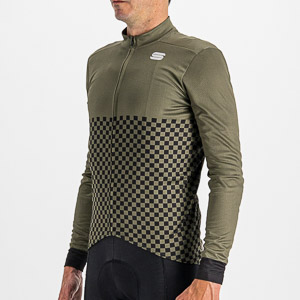 Sportful CHECKMATE THERMAL dres kaki/čierny