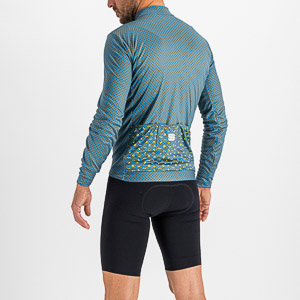 Sportful CHECKMATE THERMAL dres modrý/kaki/žltý