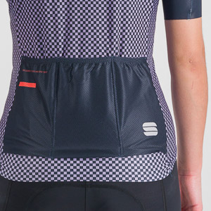 Sportful CHECKMATE dámsky dres galaxy blue chalck violet