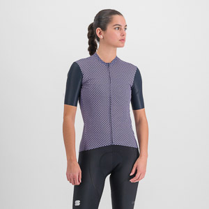 Sportful CHECKMATE dámsky dres galaxy blue chalck violet