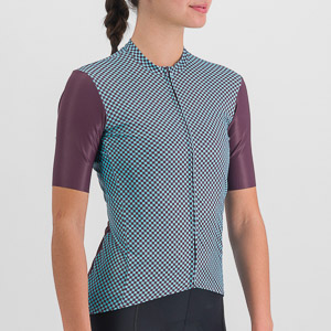 Sportful CHECKMATE dámsky dres huckleberry blue radiance