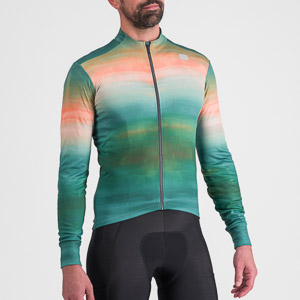 Sportful FLOW  SUPERGIARA THERMAL dres shrub green corallo