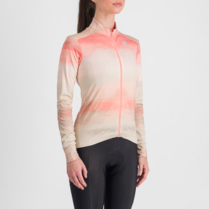 Sportful FLOW SUPERGIARA dámsky THERMAL dres warm cement corallo