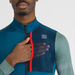 Sportful SUPERGIARA THERMAL dres teal blu shrub green