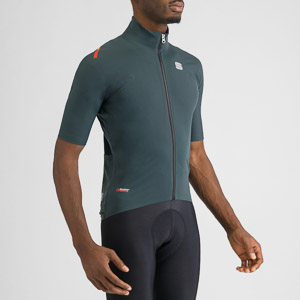 Sportful FIANDRE PRO bunda s krátkym rukávom dark green