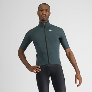 Sportful FIANDRE PRO bunda s krátkym rukávom dark green