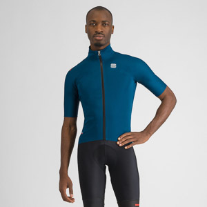 Sportful FIANDRE PRO bunda s krátkym rukávom teal blu