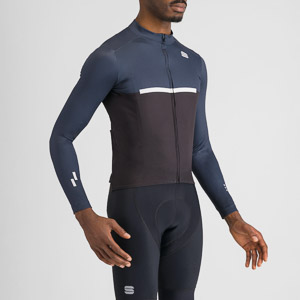 Sportful PISTA THERMAL dres black blu white