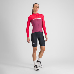 Sportful PISTA THERMAL dámsky dres raspberry pink white