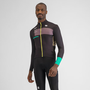 Sportful BREAKOUT SUPERGIARA THERMAL dres black huckleberry olive green