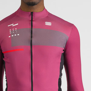 Sportful BREAKOUT SUPERGIARA THERMAL dres raspberry violet huckleberry black red