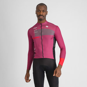 Sportful BREAKOUT SUPERGIARA THERMAL dres raspberry violet huckleberry black red