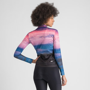 Sportful FLOW SUPERGIARA THERMAL dámsky dres blue pink