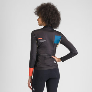 Sportful BREAKOUT SUPERGIARA THERMAL dámsky dres black teal blu pompelmo