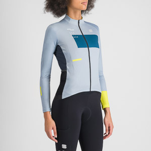 Sportful BREAKOUT SUPERGIARA THERMAL dámsky dres ice gray teal blu black cedar