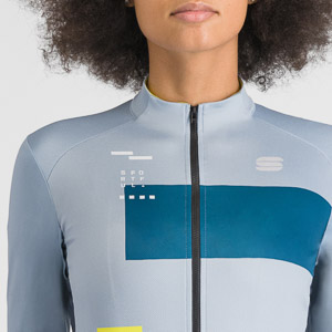 Sportful BREAKOUT SUPERGIARA THERMAL dámsky dres ice gray teal blu black cedar