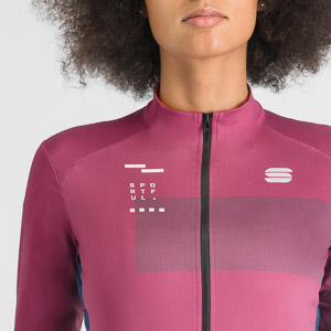 Sportful BREAKOUT SUPERGIARA THERMAL dámsky dres rasperry violet  black pompelmo