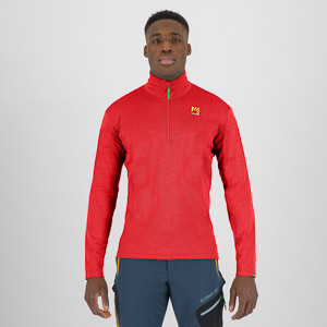 Karpos Pizzocco Half Zip Fiery Red