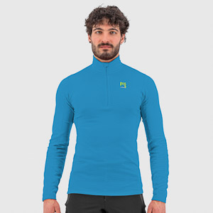 Karpos CRODA LIGHT Half Zip flíska modrá