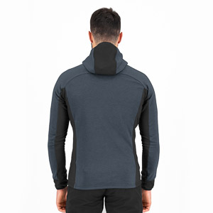 KARPOS MEZZODI HOODIE FLEECE DARK SLATE/BLACK