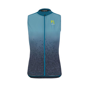 Karpos VERVE EVO dámsky dres bez rukávov Corsair/Adriatic Blue