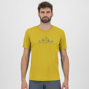 Karpos Loma  Print Jersey Lemon Curry