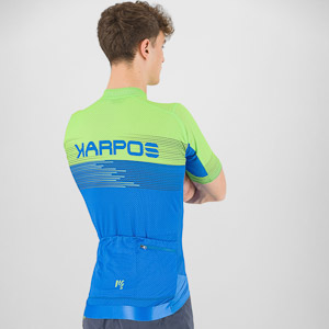 Karpos Green Fire Jersey Indigo B/Green Fluo